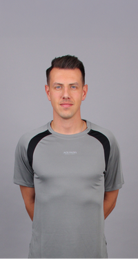 ACE PADEL Performance Shirt Grau Frontansicht