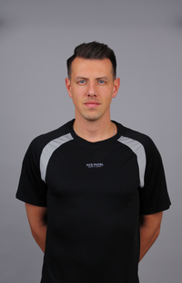 ACE PADEL Performance Shirt Schwarz Frontansicht