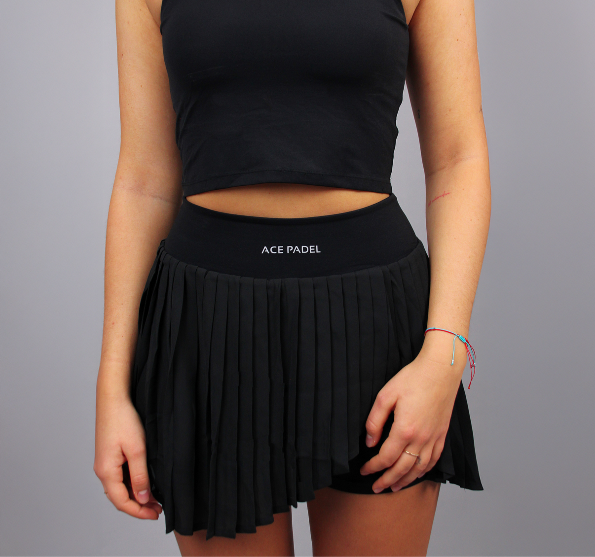 ACE PADEL Signature Padel Rock Schwarz frontal